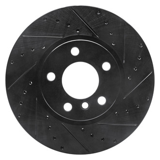 DFC® - Premium Drilled and Slotted Front Passenger Side Brake Rotor