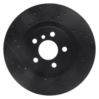 DFC® - Premium Drilled and Slotted Front Driver Side Brake Rotor