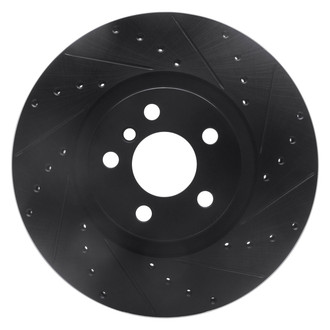 DFC® - Premium Drilled and Slotted Front Passenger Side Brake Rotor