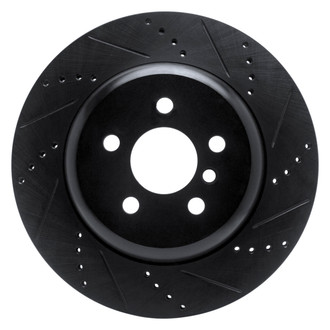 DFC® - Premium Drilled and Slotted Rear Driver Side Brake Rotor