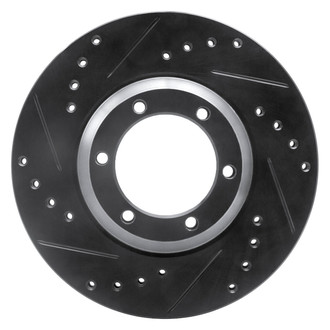 DFC® - Premium Drilled and Slotted Front Driver Side Brake Rotor