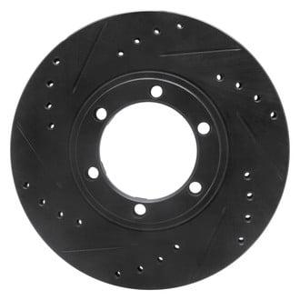 DFC® - Premium Drilled and Slotted Front Driver Side Brake Rotor