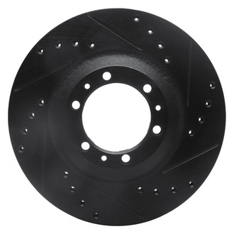 DFC® - Premium Drilled and Slotted Front Passenger Side Brake Rotor