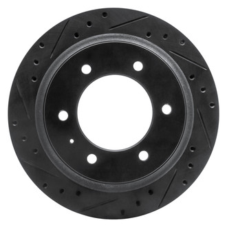 DFC® - Premium Drilled and Slotted Rear Driver Side Brake Rotor