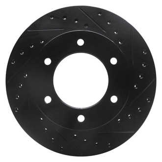 DFC® - Premium Drilled and Slotted Front Passenger Side Brake Rotor
