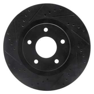 DFC® - Premium Drilled and Slotted Front Driver Side Brake Rotor