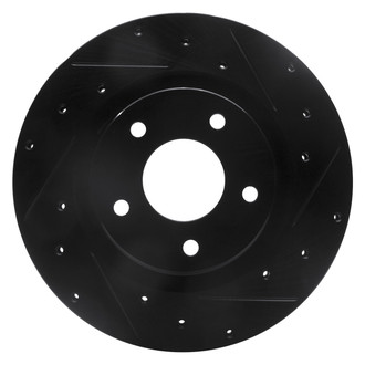 DFC® - Premium Drilled and Slotted Front Passenger Side Brake Rotor