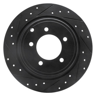 DFC® - Premium Drilled and Slotted Rear Driver Side Brake Rotor