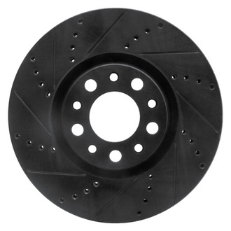 DFC® - Premium Drilled and Slotted Front Driver Side Brake Rotor