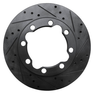 DFC® - Premium Drilled and Slotted Front Passenger Side Brake Rotor