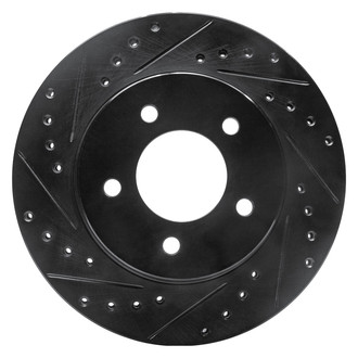 DFC® - Premium Drilled and Slotted Front Driver Side Brake Rotor