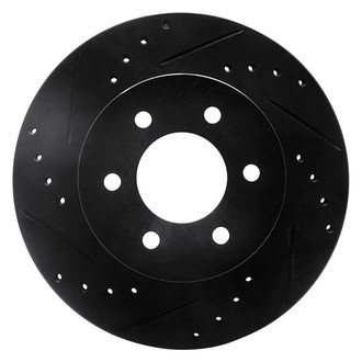 DFC® - Premium Drilled and Slotted Front Driver Side Brake Rotor
