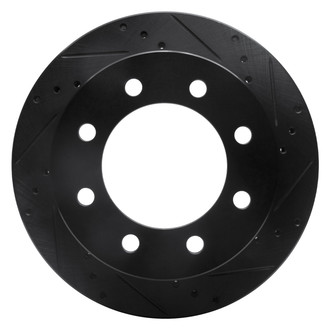 DFC® - Premium Drilled and Slotted Front Passenger Side Brake Rotor