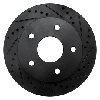 DFC® - Premium Drilled and Slotted Front Passenger Side Brake Rotor
