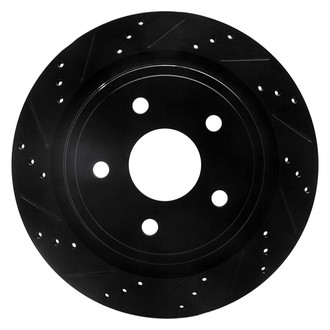 DFC® - Premium Drilled and Slotted Rear Driver Side Brake Rotor