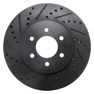 DFC® - Premium Drilled and Slotted Front Driver Side Brake Rotor