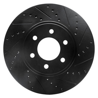 DFC® - Premium Drilled and Slotted Front Passenger Side Brake Rotor