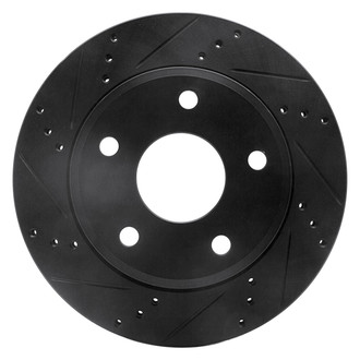 DFC® - Premium Drilled and Slotted Front Driver Side Brake Rotor