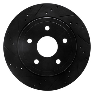 DFC® - Premium Drilled and Slotted Rear Driver Side Brake Rotor