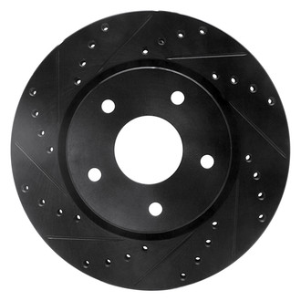 DFC® - Premium Drilled and Slotted Front Driver Side Brake Rotor