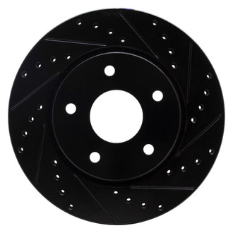 DFC® - Premium Drilled and Slotted Front Passenger Side Brake Rotor
