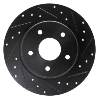DFC® - Premium Drilled and Slotted Rear Passenger Side Brake Rotor