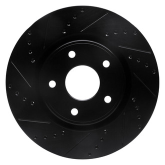 DFC® - Premium Drilled and Slotted Front Driver Side Brake Rotor