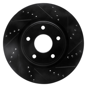 DFC® - Premium Drilled and Slotted Front Passenger Side Brake Rotor