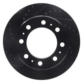 DFC® - Premium Drilled and Slotted Rear Driver Side Brake Rotor