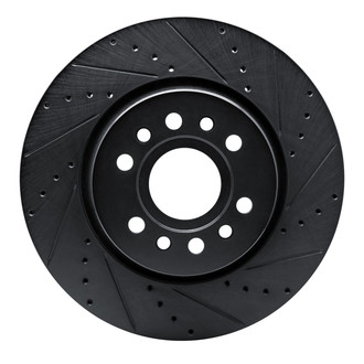 DFC® - Premium Drilled and Slotted Front Passenger Side Brake Rotor