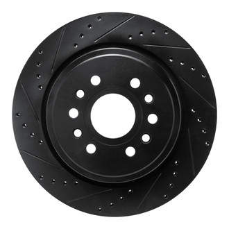 DFC® - Premium Drilled and Slotted Rear Driver Side Brake Rotor