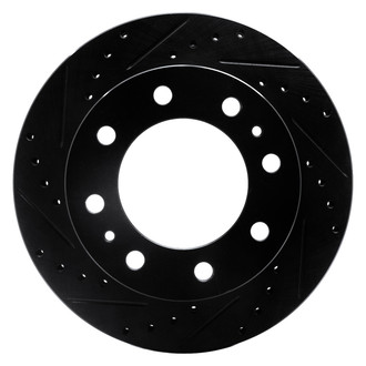 DFC® - Premium Drilled and Slotted Rear Driver Side Brake Rotor