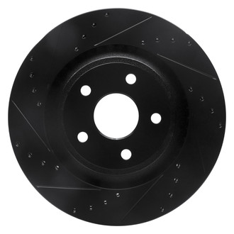 DFC® - Premium Drilled and Slotted Front Driver Side Brake Rotor