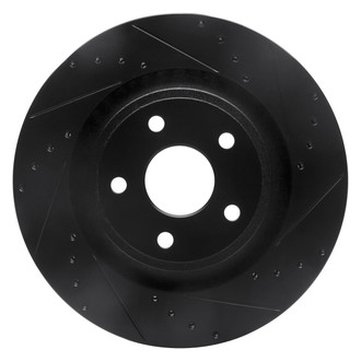 DFC® - Premium Drilled and Slotted Front Passenger Side Brake Rotor