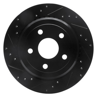 DFC® - Premium Drilled and Slotted Rear Driver Side Brake Rotor