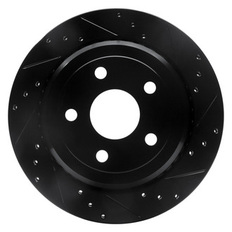 DFC® - Premium Drilled and Slotted Rear Passenger Side Brake Rotor