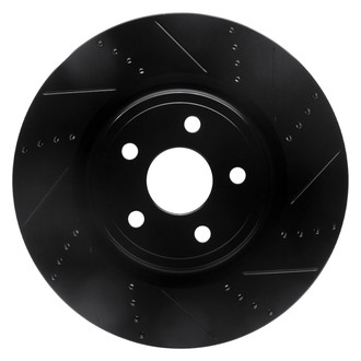 DFC® - Premium Drilled and Slotted Front Passenger Side Brake Rotor