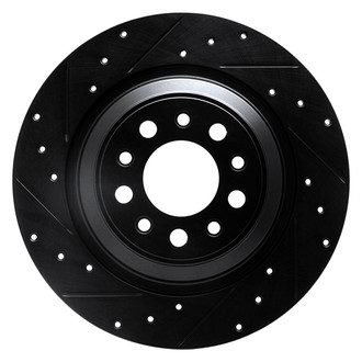 DFC® - Premium Drilled and Slotted Rear Driver Side Brake Rotor