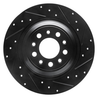 DFC® - Premium Drilled and Slotted Rear Passenger Side Brake Rotor