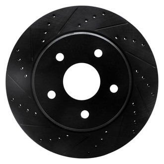 DFC® - Premium Drilled and Slotted Front Driver Side Brake Rotor