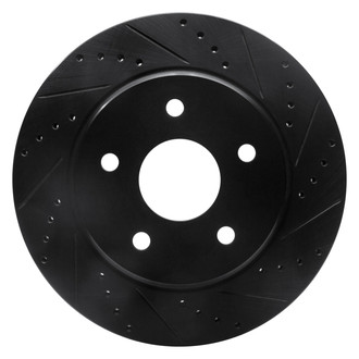 DFC® - Premium Drilled and Slotted Front Passenger Side Brake Rotor