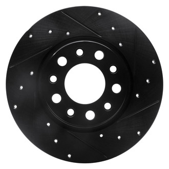DFC® - Premium Drilled and Slotted Rear Passenger Side Brake Rotor