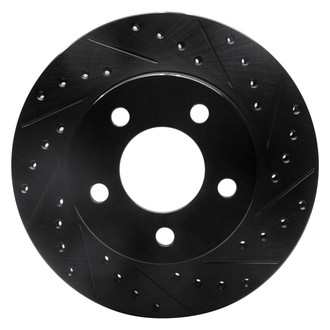 DFC® - Premium Drilled and Slotted Front Passenger Side Brake Rotor