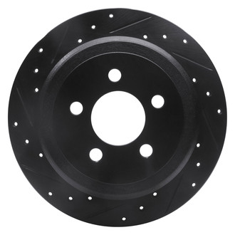 DFC® - Premium Drilled and Slotted Rear Driver Side Brake Rotor