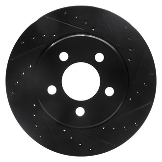 DFC® - Premium Drilled and Slotted Front Passenger Side Brake Rotor