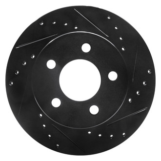 DFC® - Premium Drilled and Slotted Front Passenger Side Brake Rotor
