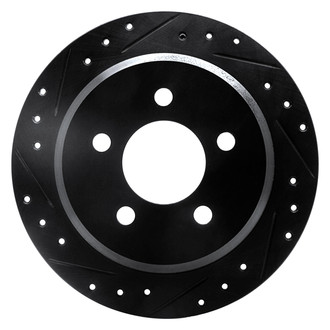 DFC® - Premium Drilled and Slotted Rear Driver Side Brake Rotor