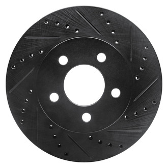 DFC® - Premium Drilled and Slotted Front Passenger Side Brake Rotor