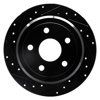 DFC® - Premium Drilled and Slotted Rear Driver Side Brake Rotor