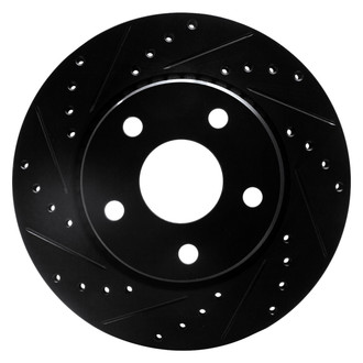DFC® - Premium Drilled and Slotted Front Driver Side Brake Rotor